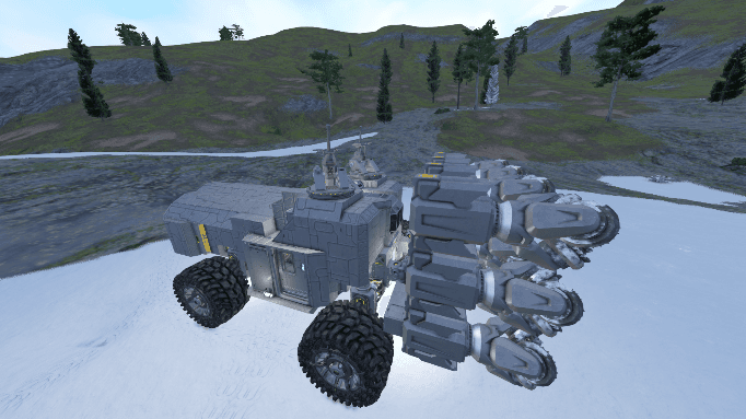 Машинка ГРОКСА WP-3 MK-2 — Space Engineers Workshop preview