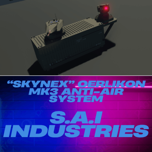 "SKYNEX" OERLIKON Mk3  SHIP MOUNTED ANTI-AIR System (V1.0)(ACCESORIES UPDATE) (AA) — Stormworks: Build and Rescue Workshop preview