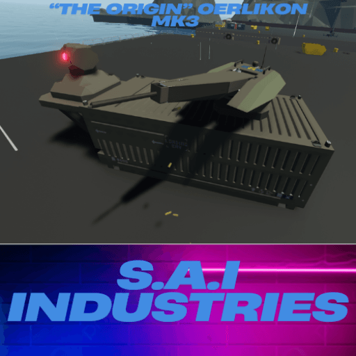 "THE ORIGIN" OERLIKON Mk3 ANTI-AIRCRAFT (AA) suite (V4.0 FINAL) — Stormworks: Build and Rescue Workshop preview