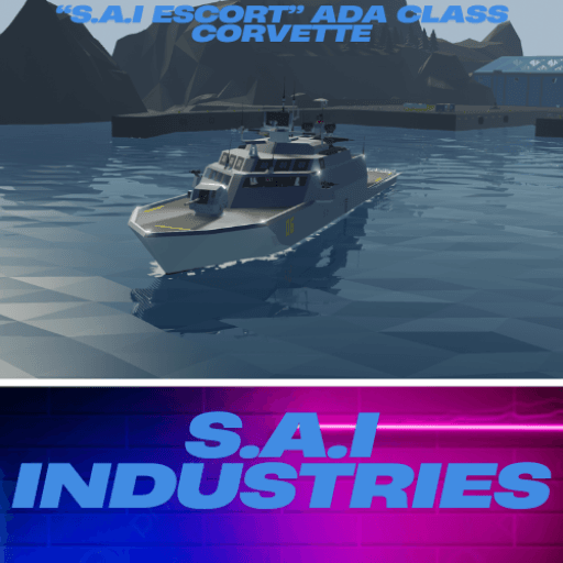 "S.A.I ESCORT" ADA CLASS CORVETTE (warship) (HATES WIND) — Stormworks: Build and Rescue Workshop preview