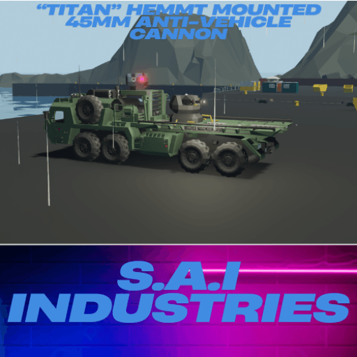 "TITAN" HEMTT MOUNTED ANTI-VEHICLE CANNON (AA/AG) — Stormworks: Build and Rescue Steam Workshop preview image