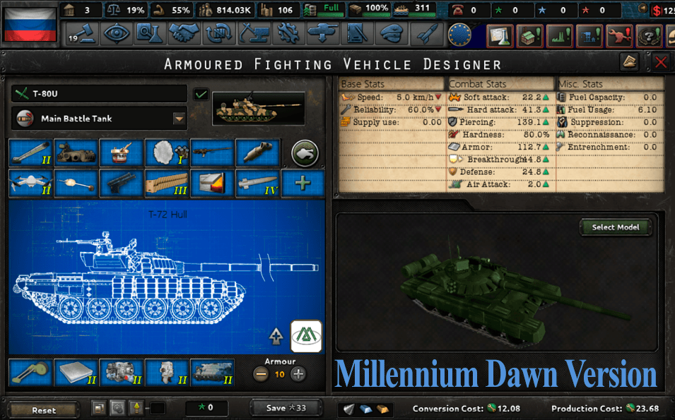 GSP's Tank Slots for MD — Hearts of Iron IV Workshop preview