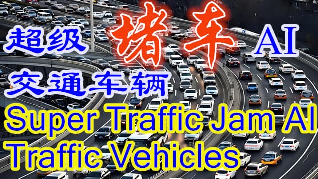 超级堵车交通AI v2.0 Traffic Jam AI — Euro Truck Simulator 2 Steam Workshop preview image
