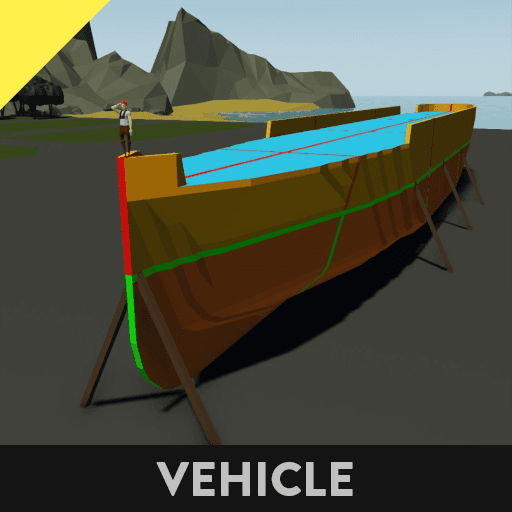 Free Cargo, Steam Ship Hull — Stormworks: Build and Rescue Workshop preview