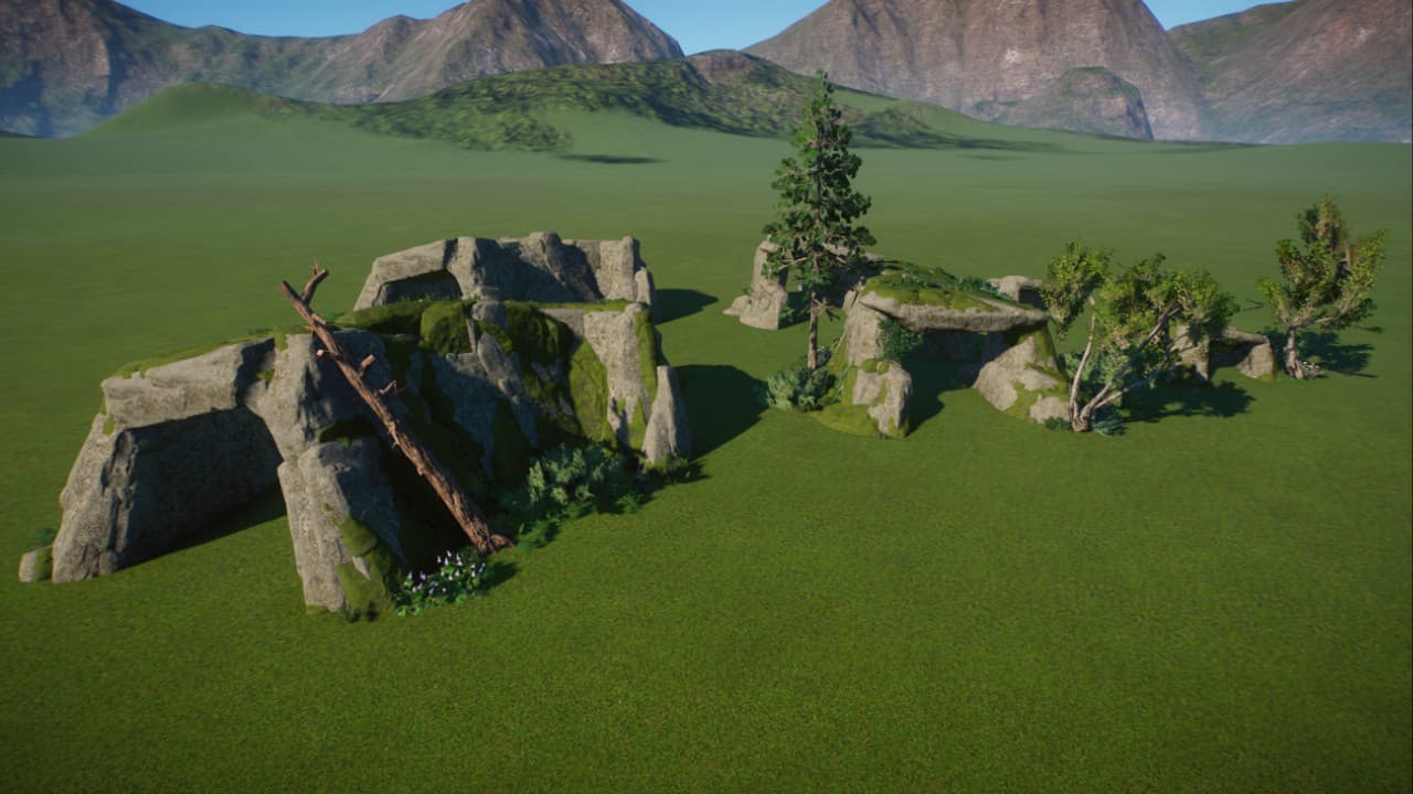 Taiga Rock Shelters — Planet Zoo Workshop preview