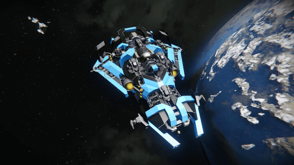 TVR-611 Lucanid Destroyer — Space Engineers Workshop preview