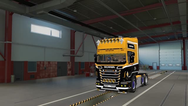 SpuijBerg Transport JuseeTv Scania Alonso Special paint — Euro Truck Simulator 2 Steam Workshop preview image
