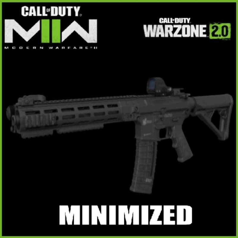 COD:MW22 Black Tactical M4 (M16)-(MINIMIZED) — Left 4 Dead 2 Workshop preview