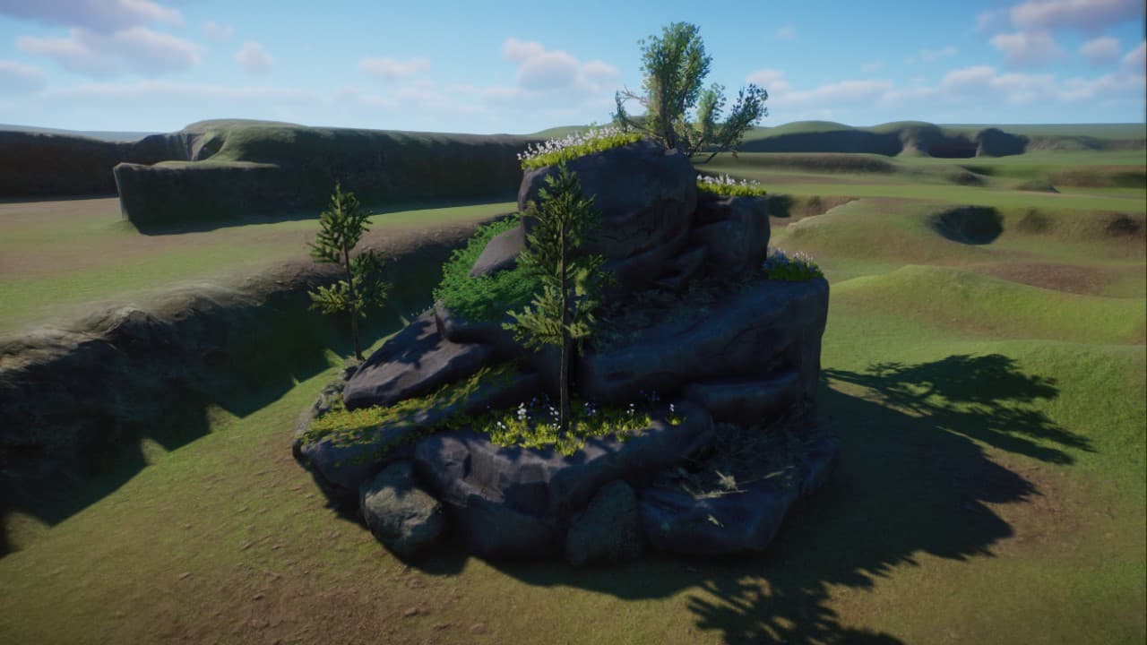 Natural Goat Climbing Mountain — Planet Zoo Workshop preview