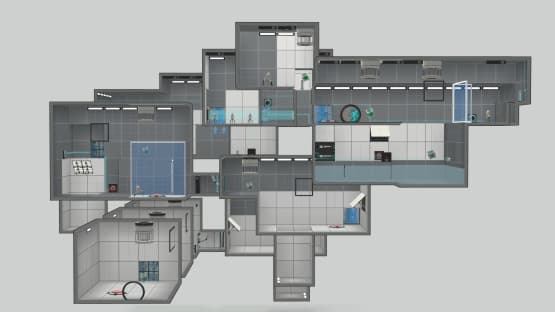 Easy To Hard (9 Rooms) — Portal 2 Workshop preview
