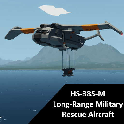 HS-385-M "Thunderdrake" Rescue Aircraft — Stormworks: Build and Rescue Steam Workshop preview image