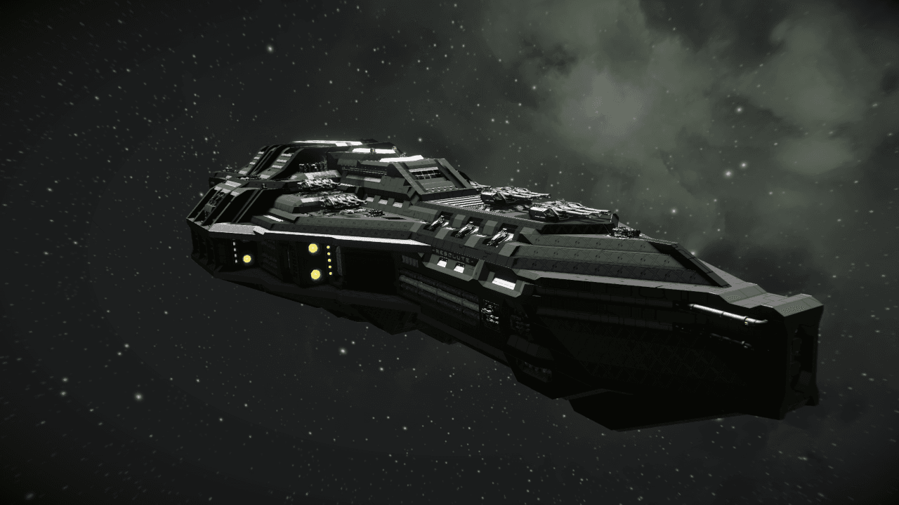 USTG Resolute Class Battleship Mk.2 — Space Engineers Workshop preview