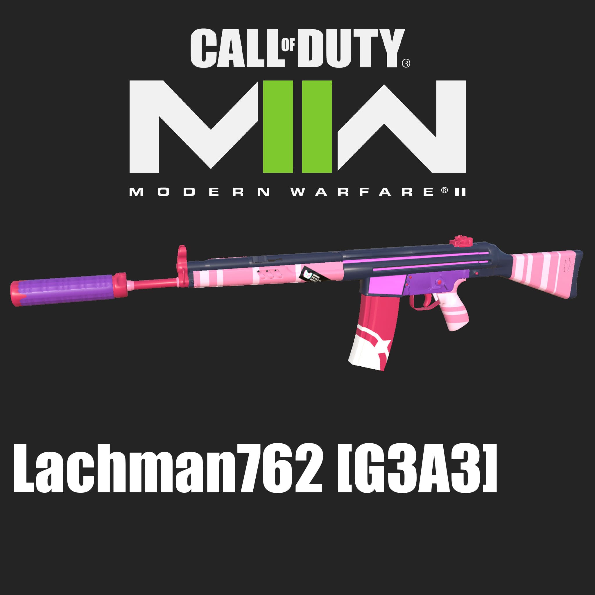 [Blue Archive] COD19 MW2022 Lachman762 (G3A3) [Saiba Momoi's Weapon] [Replace AK47] — Left 4 Dead 2 Steam Workshop preview image