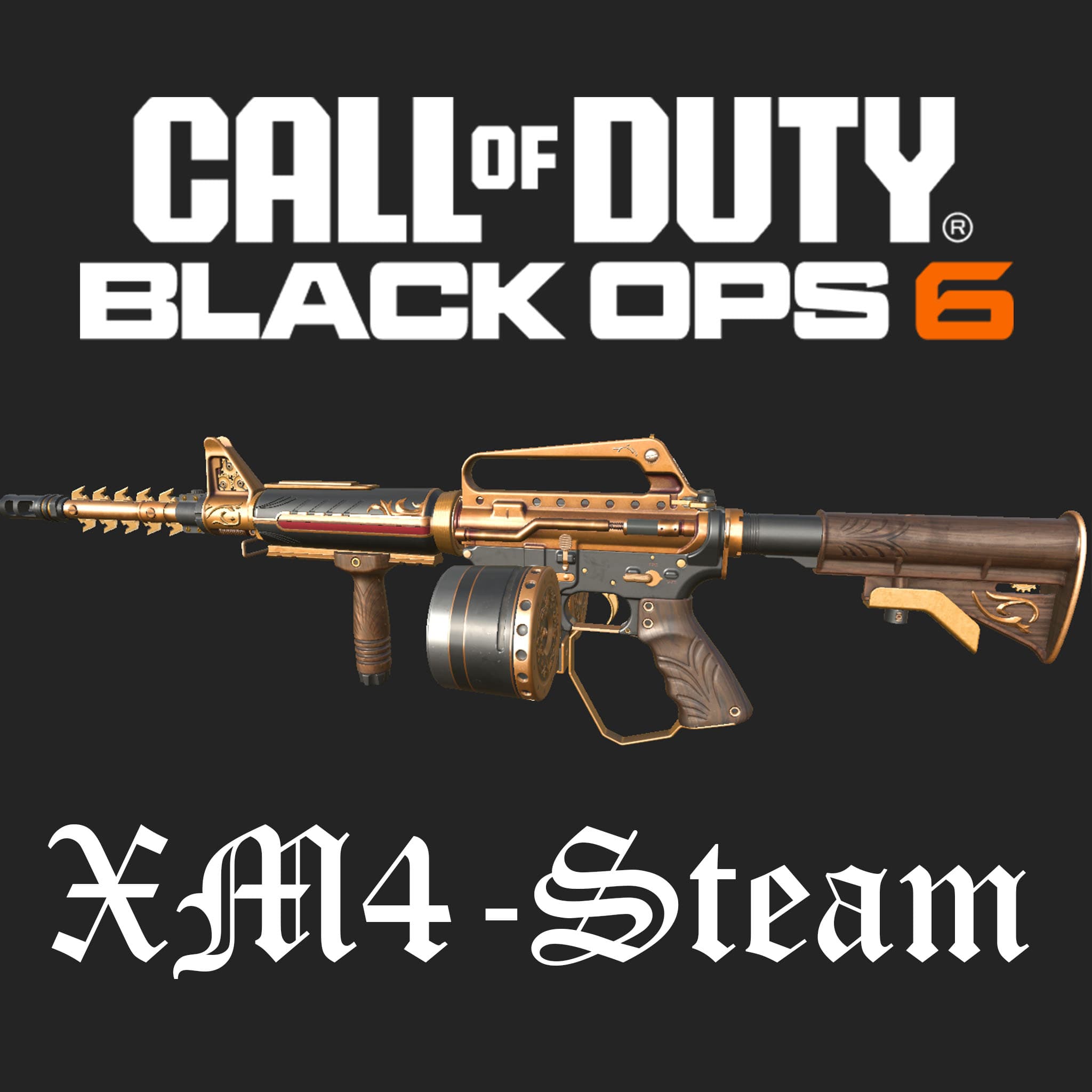 COD21 Black Ops 6 XM4 Copper [ (Razor Burn) Blue-Print] (Replace M60)
 — Left 4 Dead 2 Steam Workshop preview image
