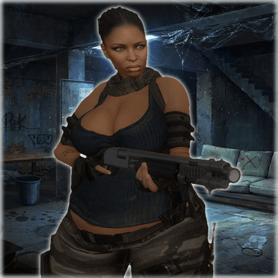 Military Style Rochelle (Chubby) — Left 4 Dead 2 Workshop preview