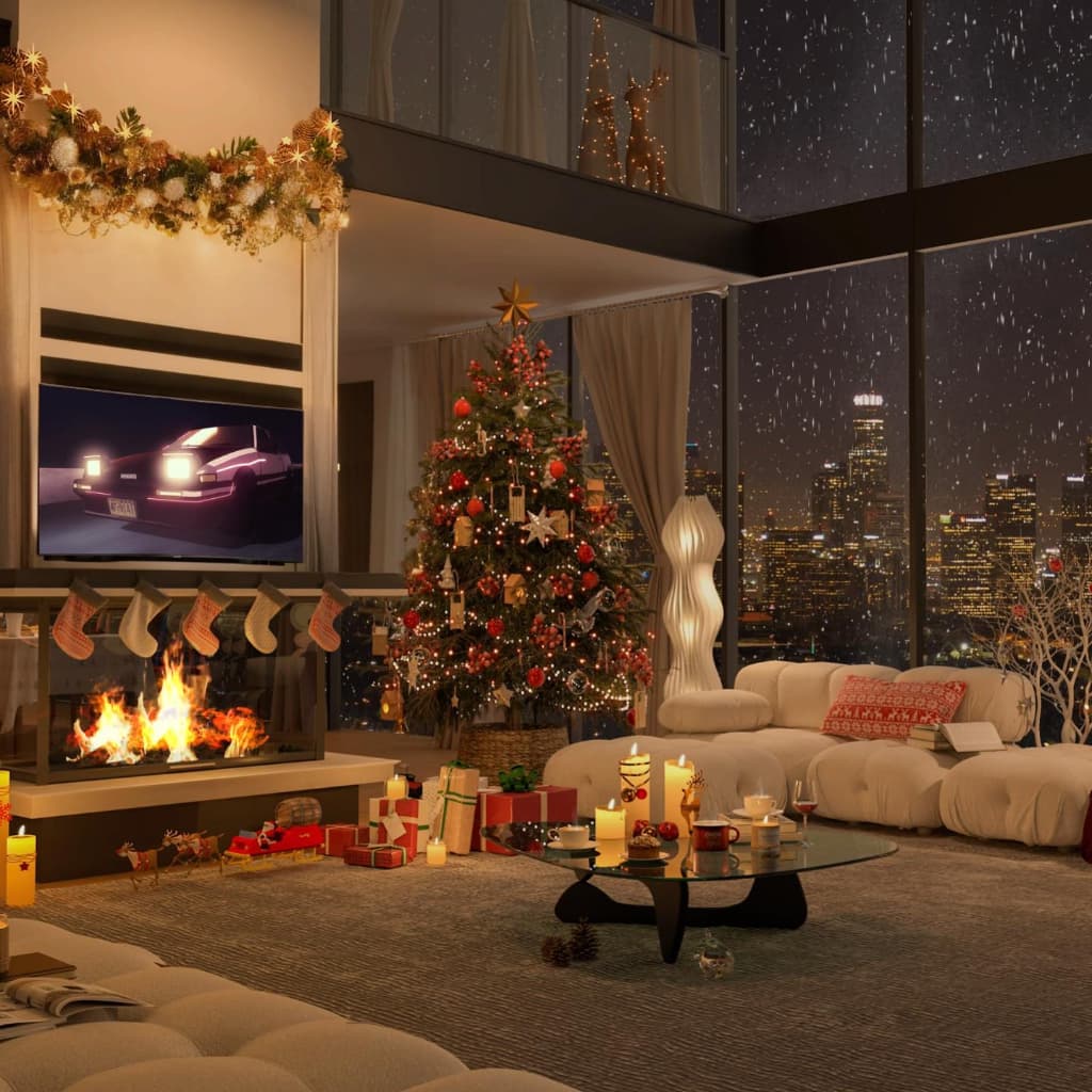 Cozy christmas penthouse - 2 — Wallpaper Engine Steam Workshop preview image
