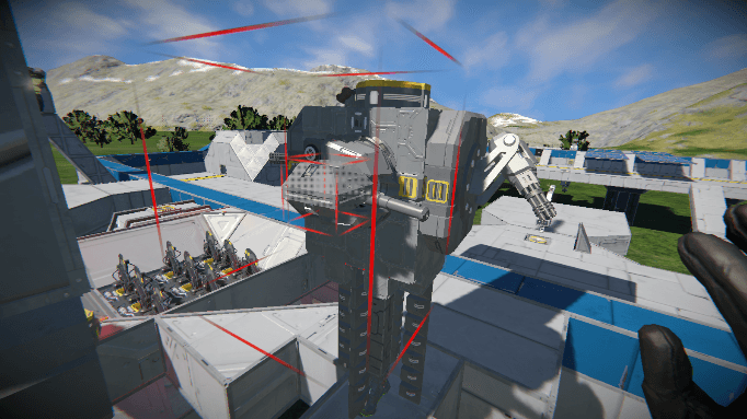 A ZSS assault drop pod — Space Engineers Workshop preview