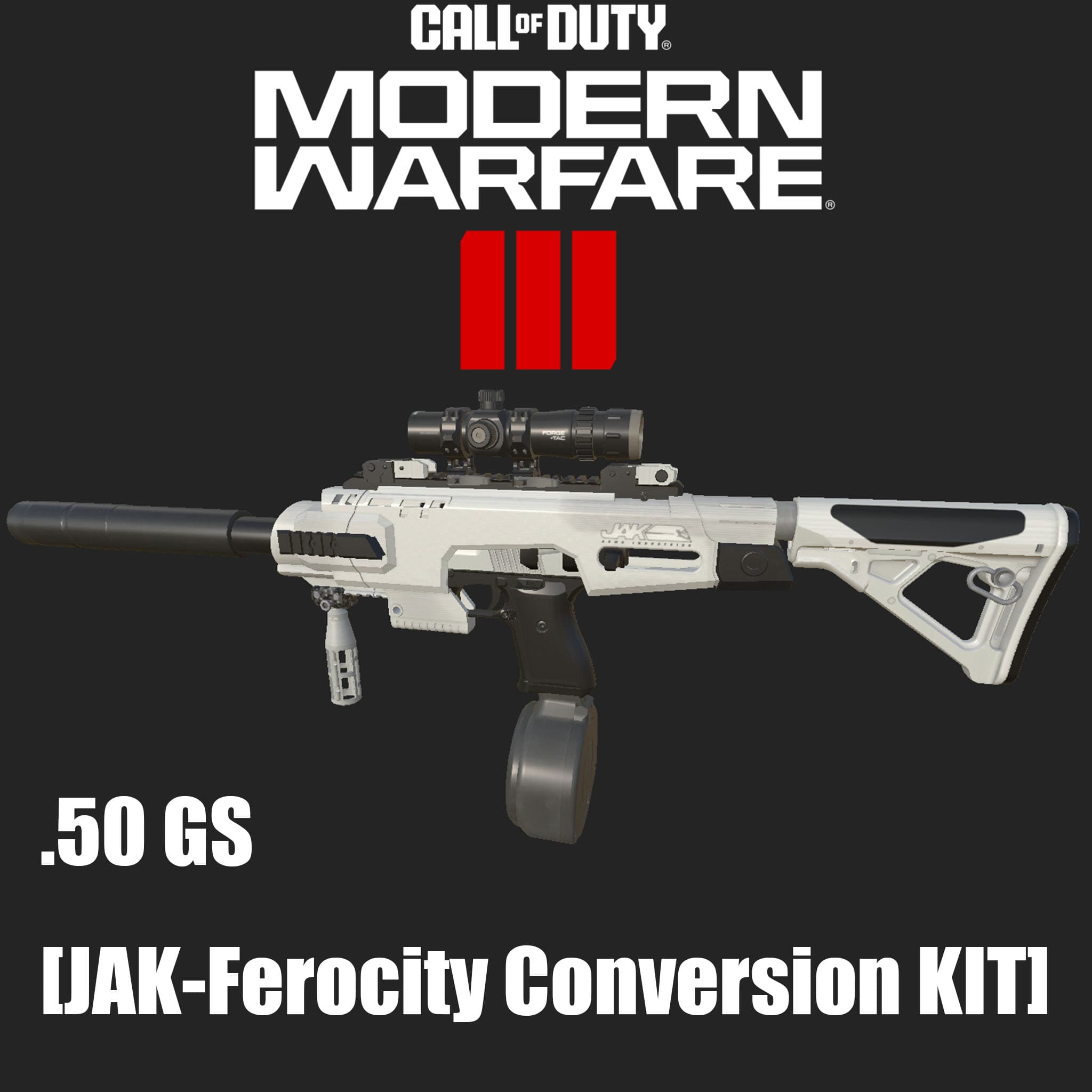 COD:MW2023 .50GS-Jak Ferocity carbine kit [Cursed Editon] (Replace Military Sniper) — Left 4 Dead 2 Steam Workshop preview image