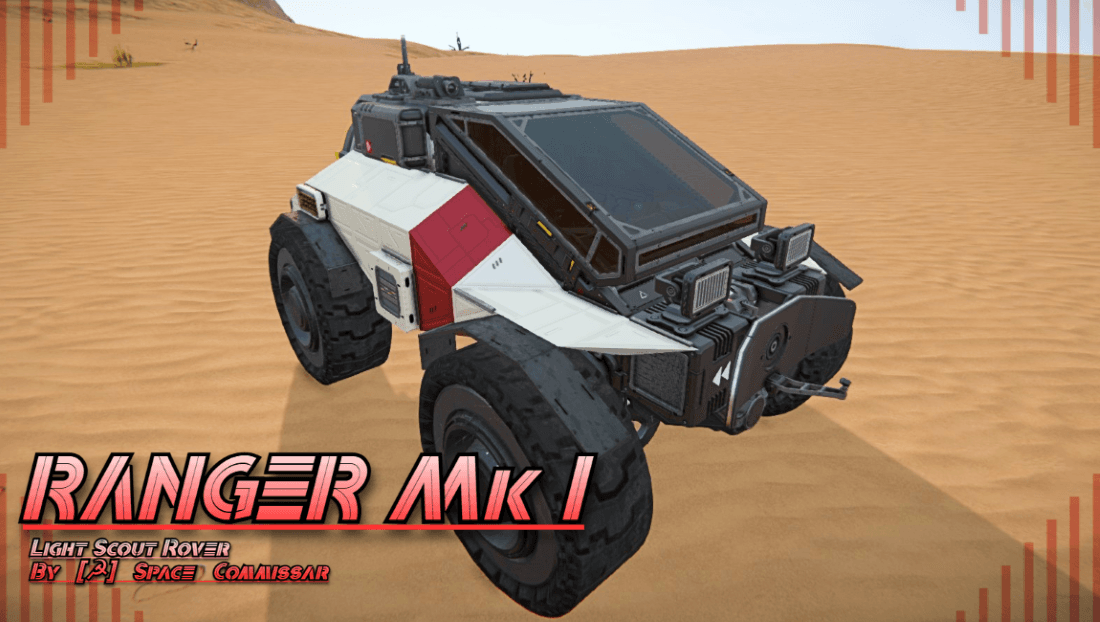 Ranger Mk I Rover — Space Engineers Steam Workshop preview image