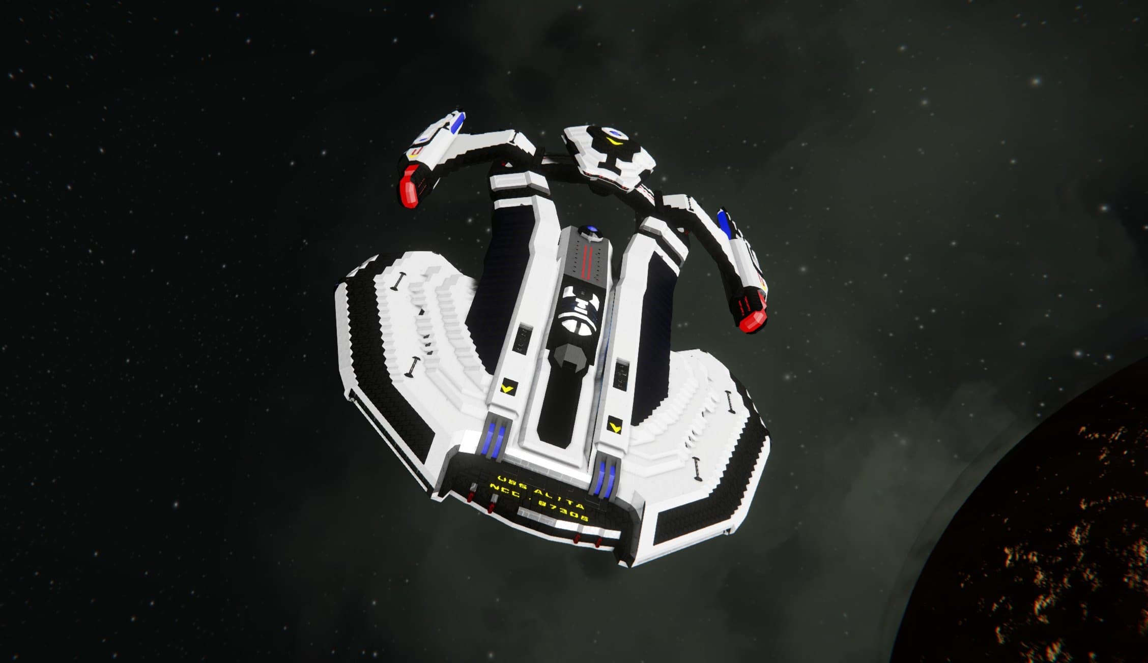 Tucana Shipyards - USS Alita NCC-97305 — Space Engineers Workshop preview