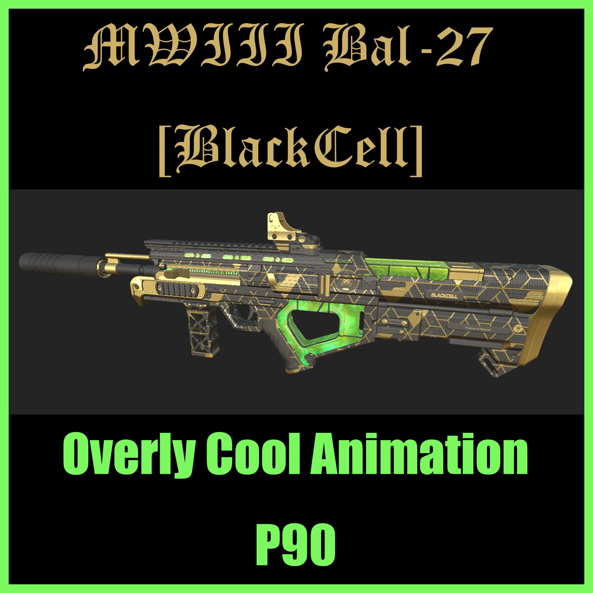 COD20 MW2023 BAL-27 [BluePrint-BlackCell Violence Matter] [on iiopn's Overly Cool Animation] (replace MAC-10)
 — Left 4 Dead 2 Steam Workshop preview image