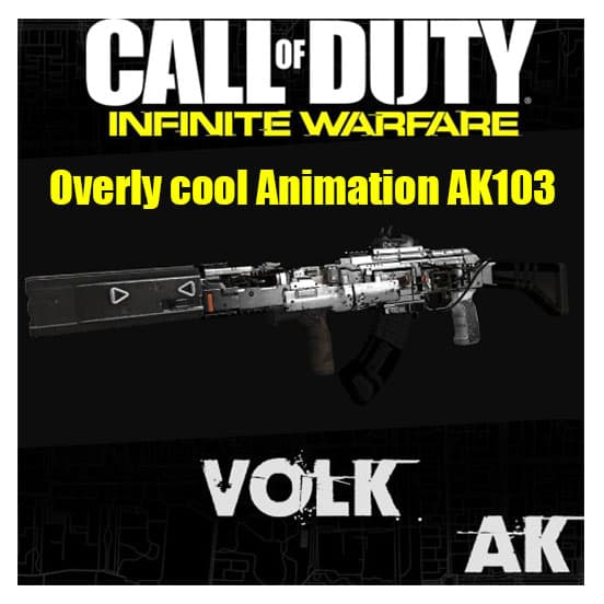 COD13 IW Volk [BluePrint-Liberator of Will] [on iiopn's Overly Cool Animation] (replace Rifle AK47)
 — Left 4 Dead 2 Steam Workshop preview image