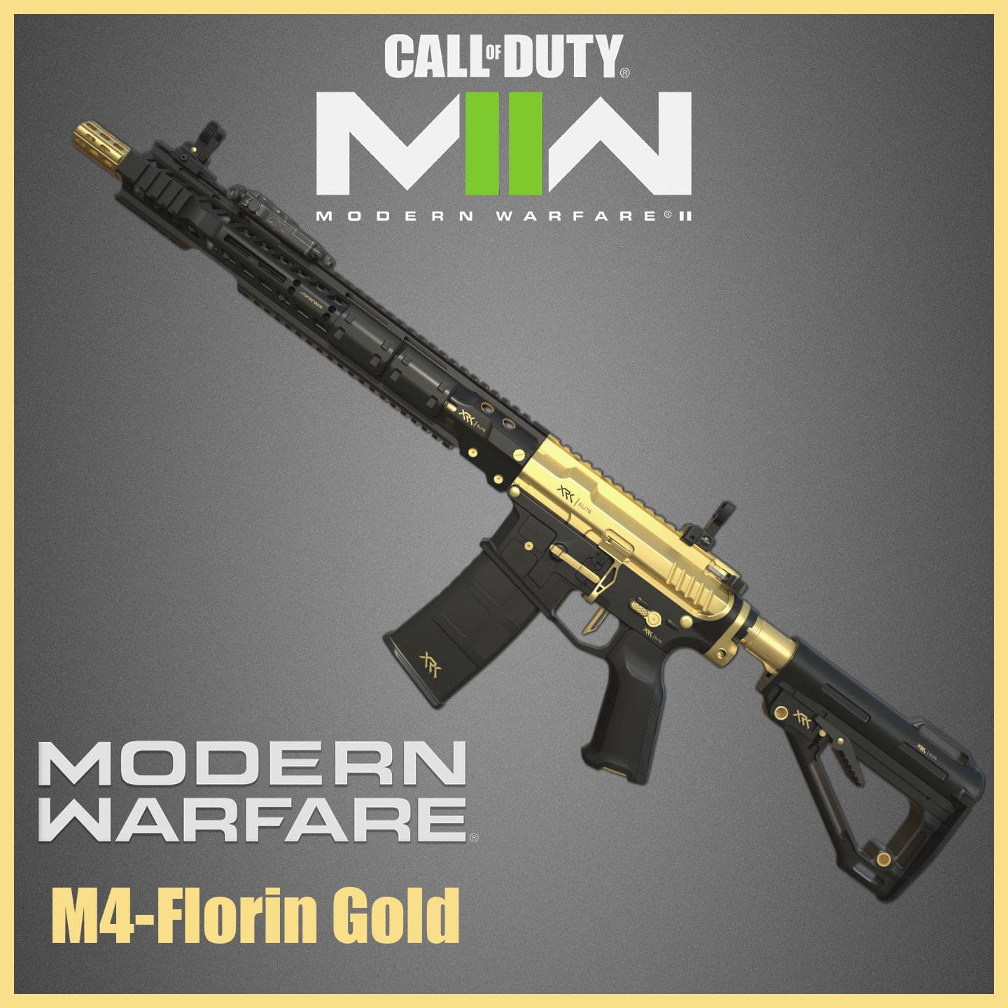MW2019 M4A1 弗洛林金币/Florin [On MW2022's Animation] (replace Rifle M16A2)
 — Left 4 Dead 2 Steam Workshop preview image