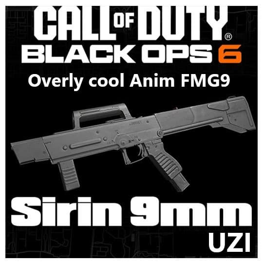 COD21 Black Ops 6 Sirin 9mm [on iiopn's Overly Cool Animation] (replace UZI)
 — Left 4 Dead 2 Steam Workshop preview image