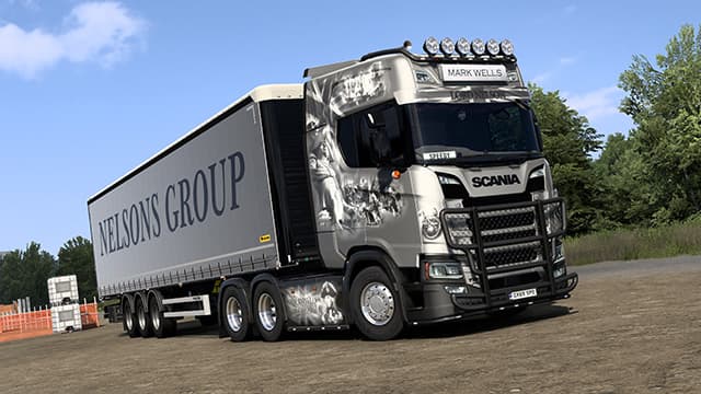 Mark Wells (Nelson Group) - Scania S & WIelton Trailer — Euro Truck Simulator 2 Workshop preview