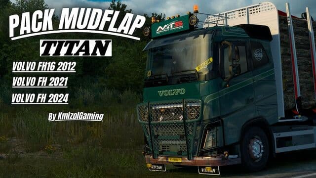 TITAN MUDFLAP PACK Volvo FH — Euro Truck Simulator 2 Workshop preview
