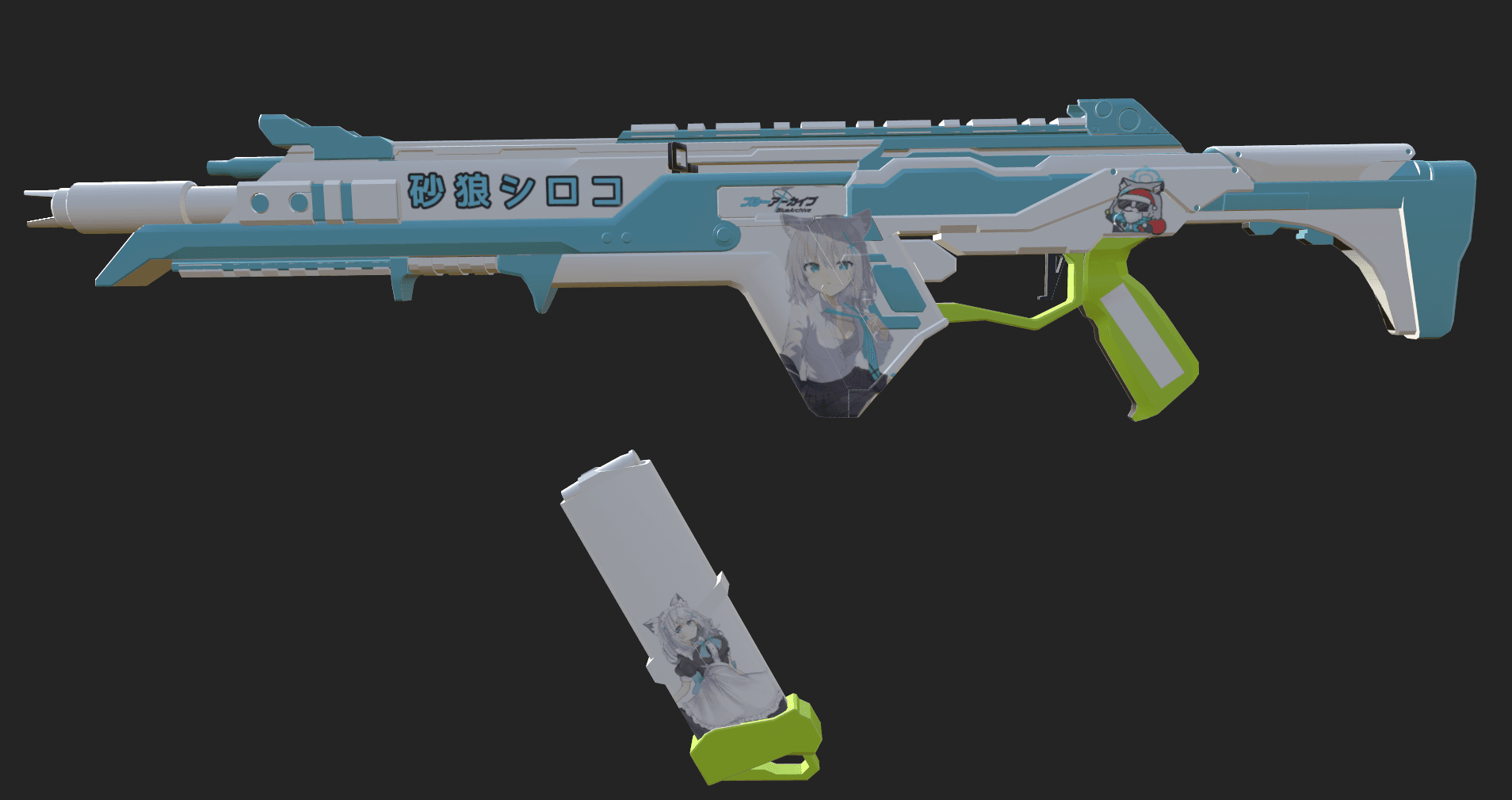 【蔚蓝档案/Blue Archive】Apex Legends - R-301 Carbine  砂狼白子主题 替换M16
 — Left 4 Dead 2 Steam Workshop preview image