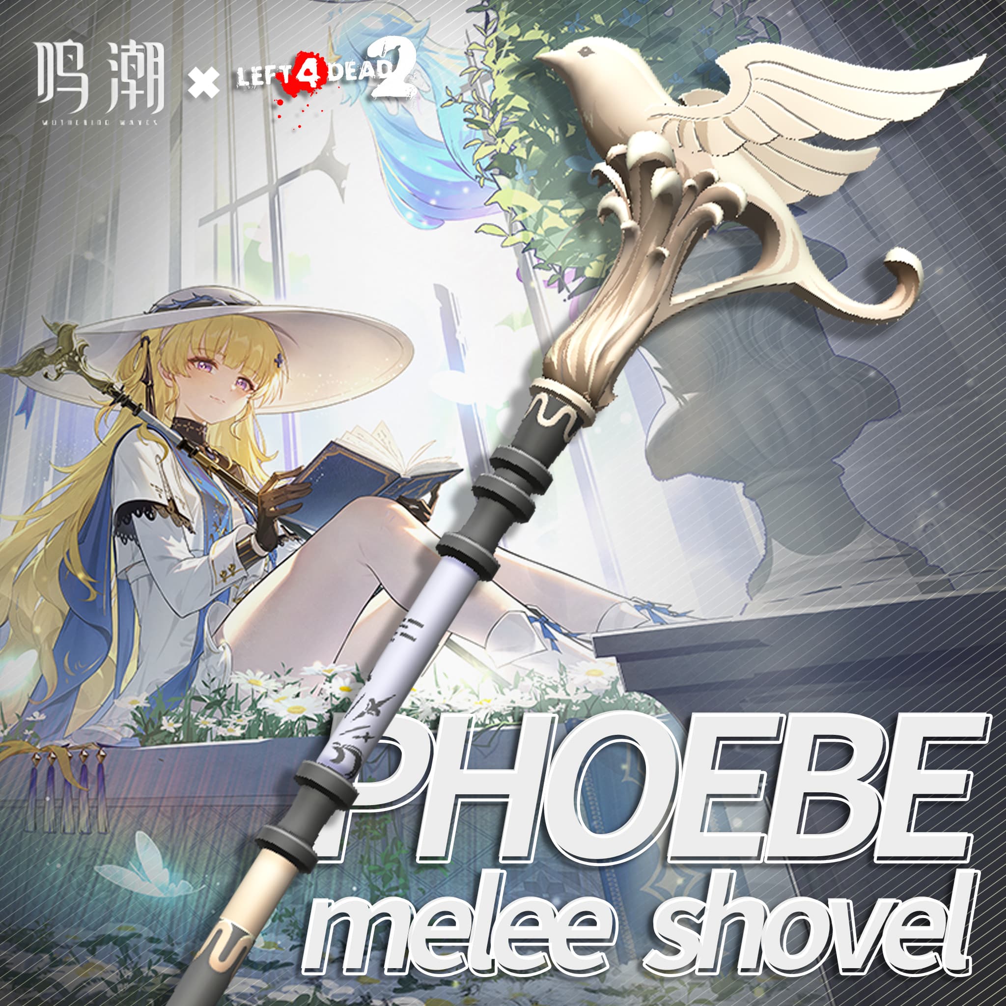 Wuthering Waves PHOEBE weapon （shovel）替换铁锹 — Left 4 Dead 2 Steam Workshop preview image