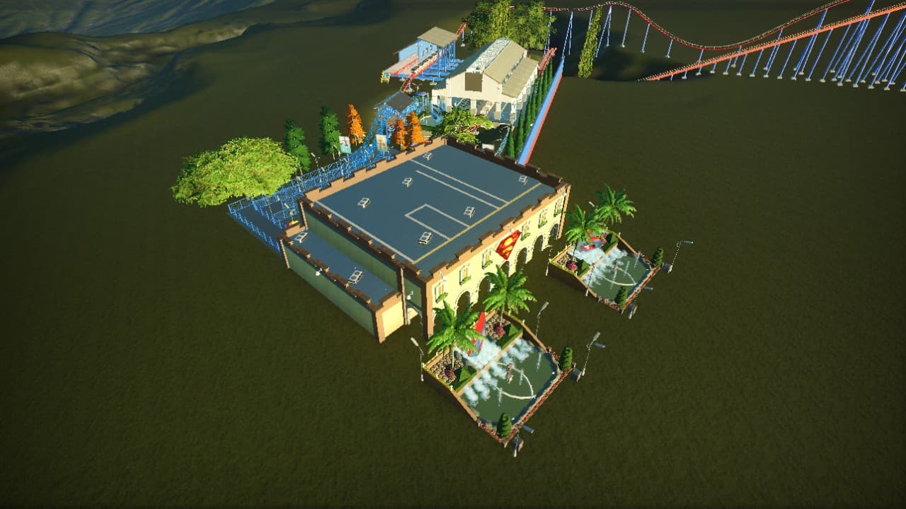 Superman el ultimo escape — Planet Coaster Workshop preview