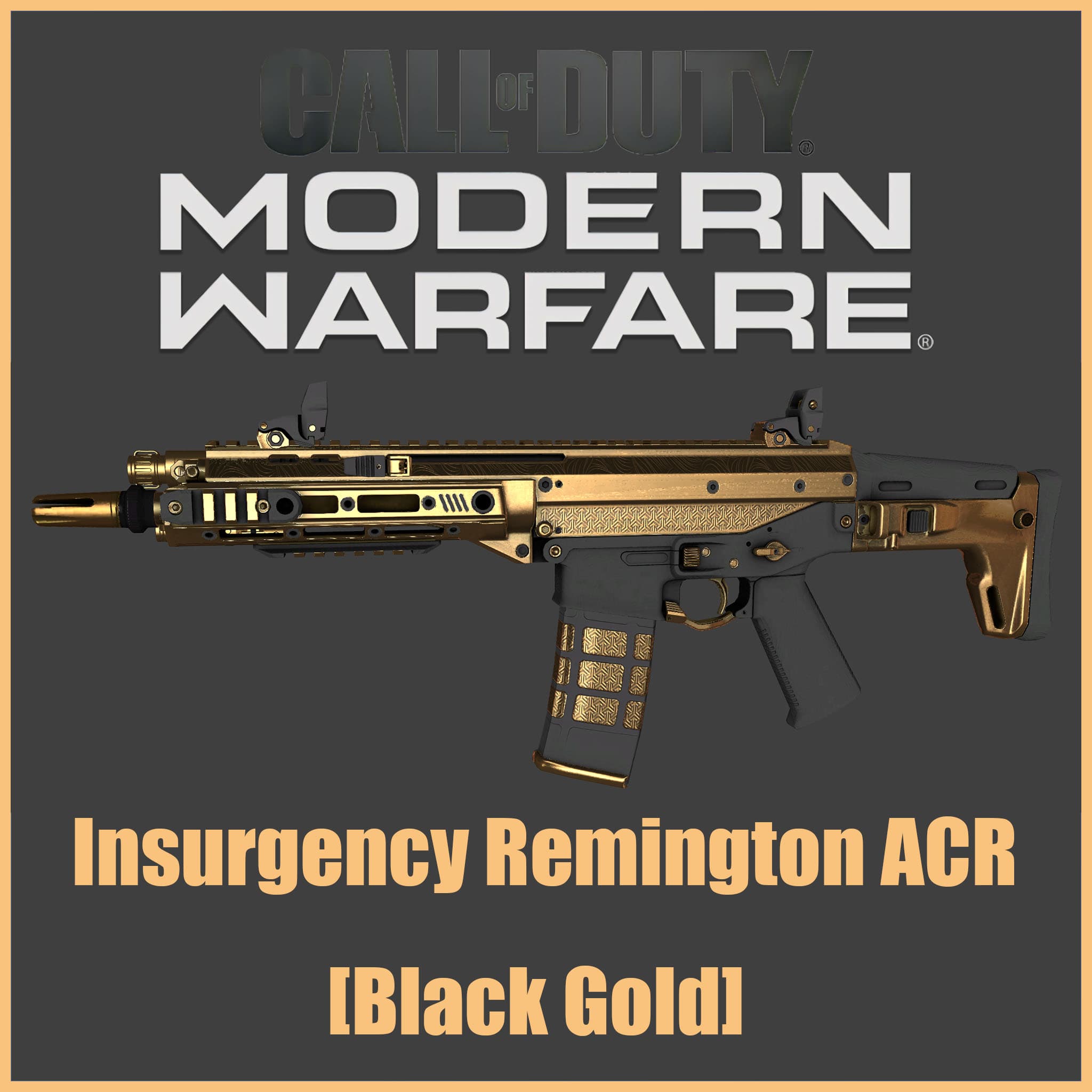 Insurgency Remington ACR-G [MW2019-Black Gold] (replace Rifle M16A2)
 — Left 4 Dead 2 Steam Workshop preview image