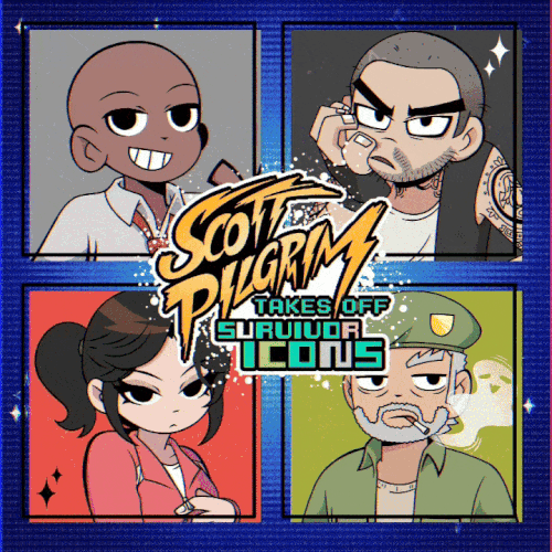 Scott Pilgrim Takes Off Styled Survivor Icons — Left 4 Dead 2 Steam Workshop preview image