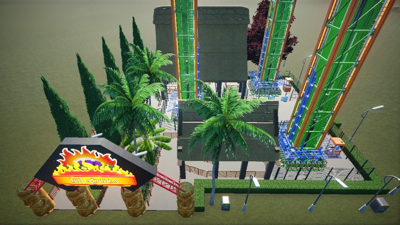 Triple torre kilahuea — Planet Coaster Workshop preview