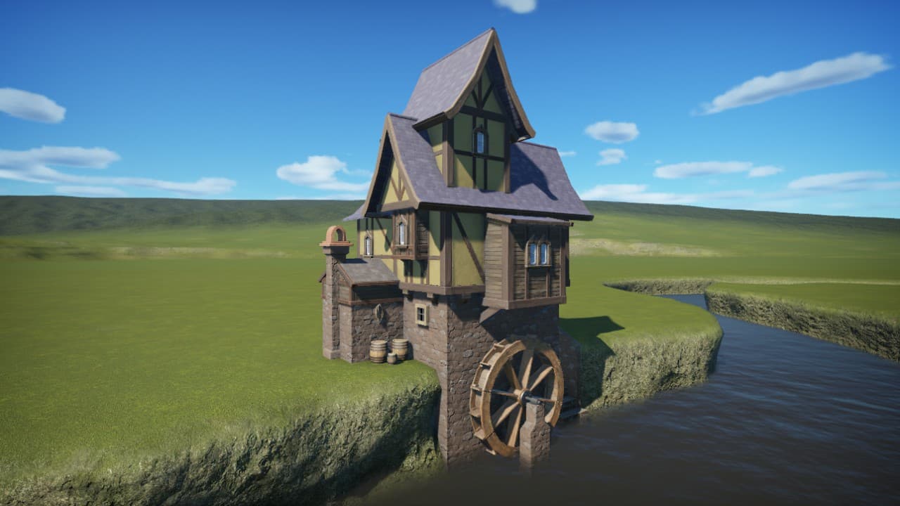 Fairytale Watermill 01 — Planet Coaster Steam Workshop preview image