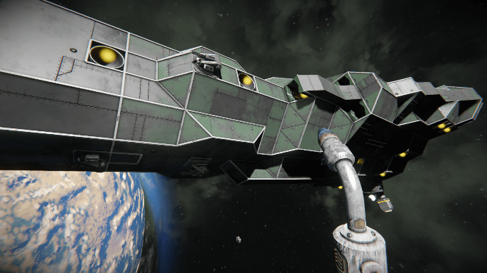 Buckler Corvette — Space Engineers Workshop preview