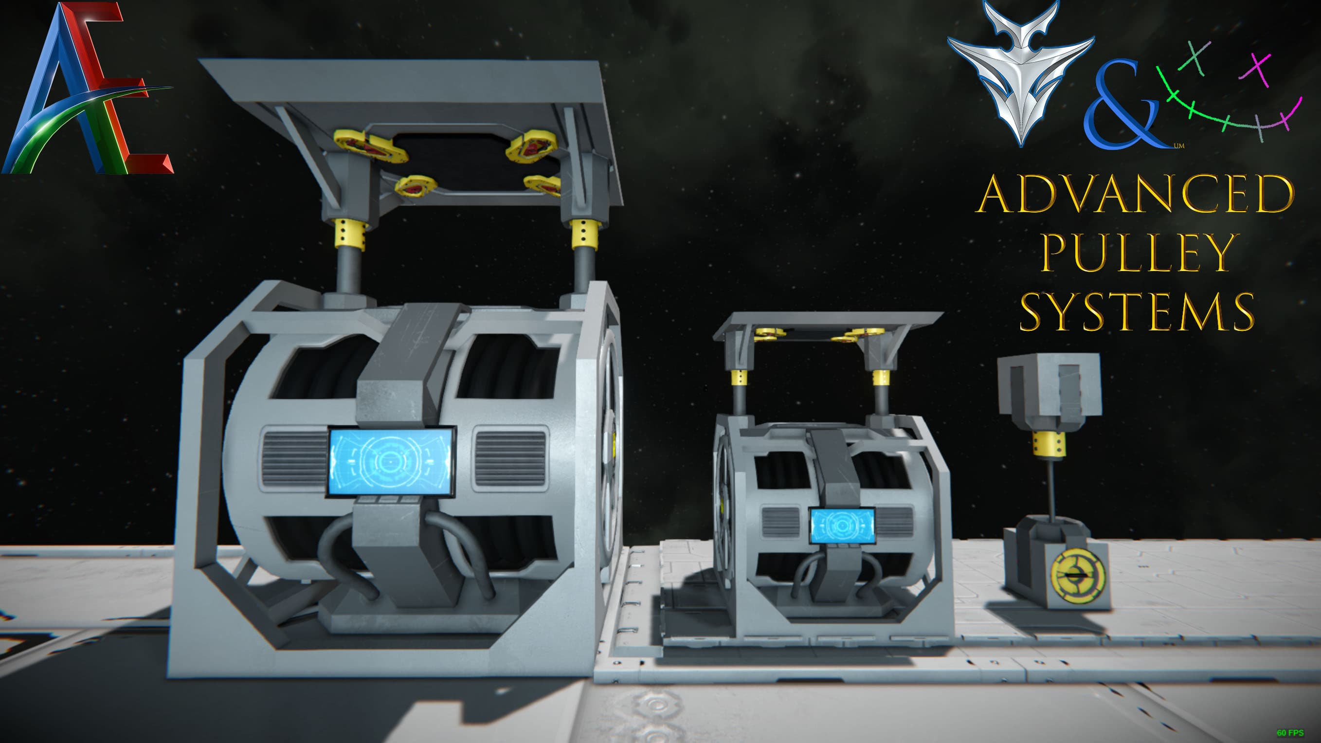 Advanced Pulley Systems — Space Engineers Workshop preview