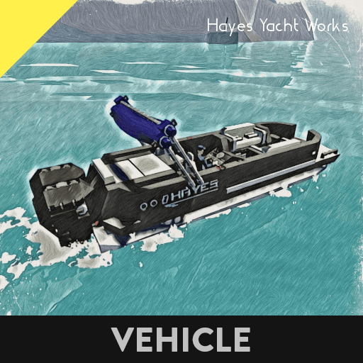 Hayes Trident 27 - Pontoon — Stormworks: Build and Rescue Workshop preview