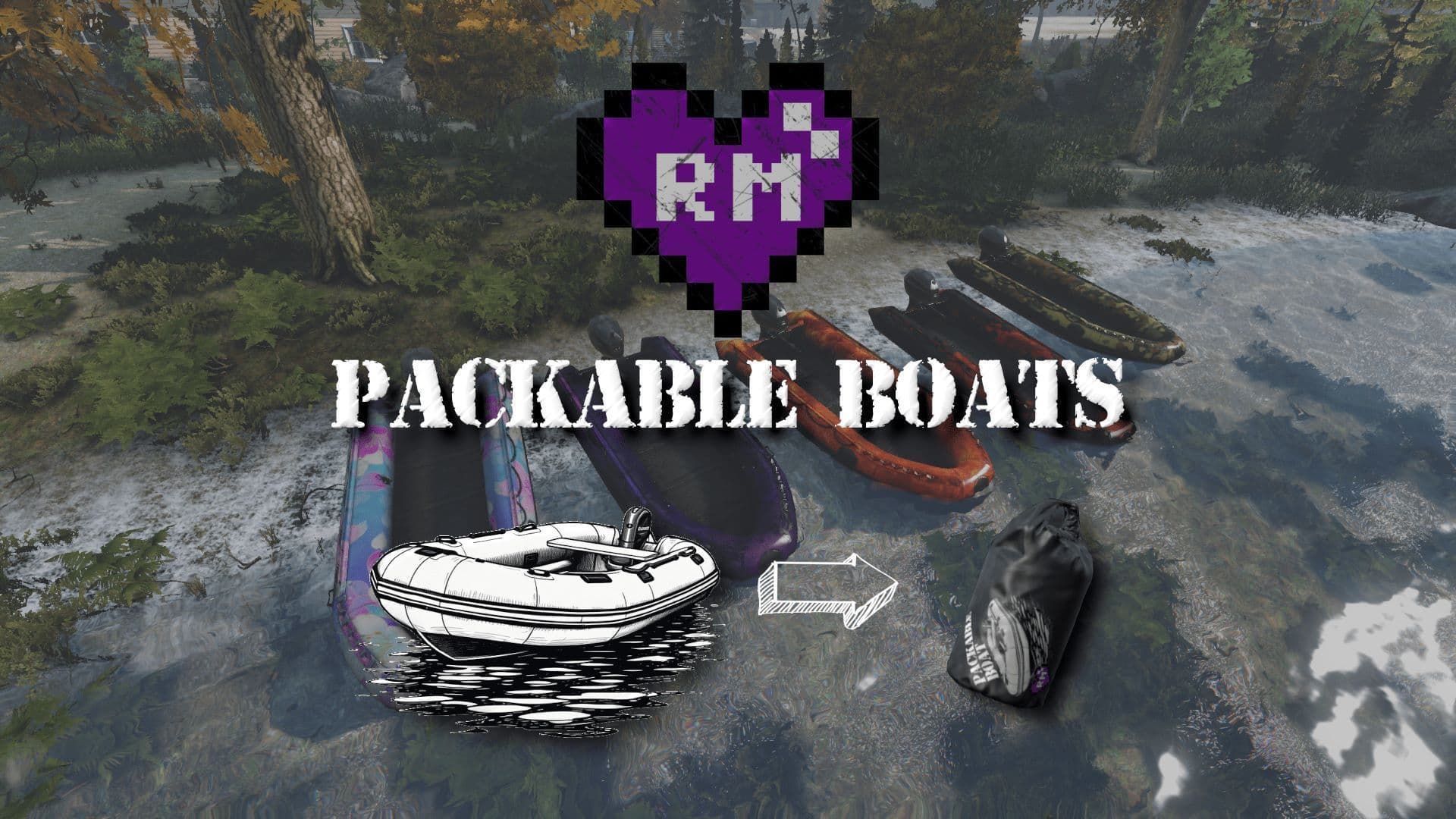 RM Packable Boats — DayZ Steam Workshop preview image