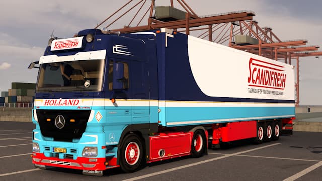 Scandifresh Mercedes MP3 & Schimitz SKO combo — Euro Truck Simulator 2 Steam Workshop preview image