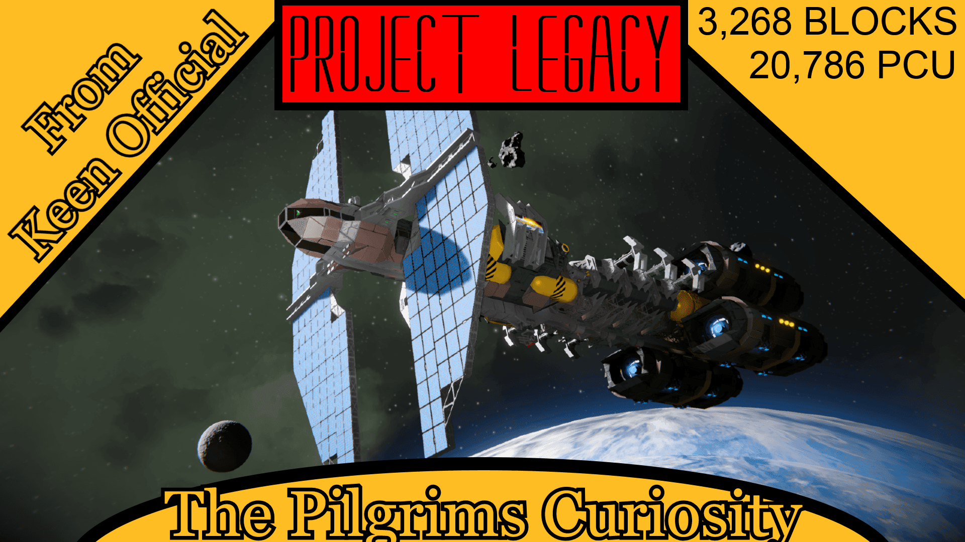 Project Legacy | The Pilgrims Curiosity — Space Engineers Workshop preview