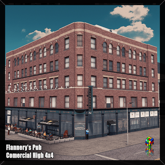 Flannerys Pub — Cities: Skylines Steam Workshop preview image