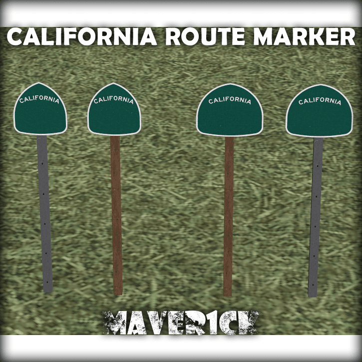 California Route Marker — Cities: Skylines Steam Workshop preview image