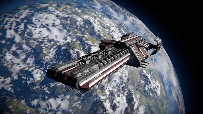 TCRN - Halberd MK II Battle Carrier — Space Engineers Workshop preview