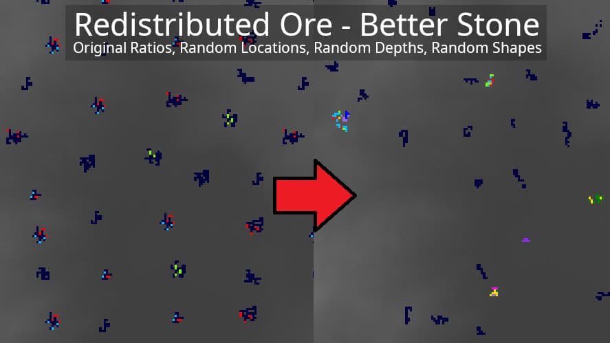 Redistributed Ore - Better Stone 1.1 — Space Engineers Workshop preview