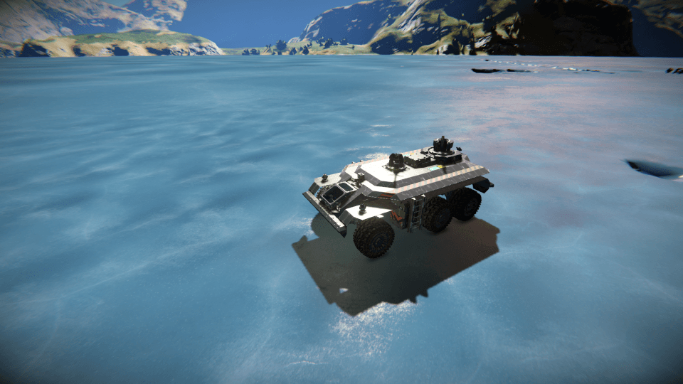 Puma MK I wheeled tank — Space Engineers Workshop preview