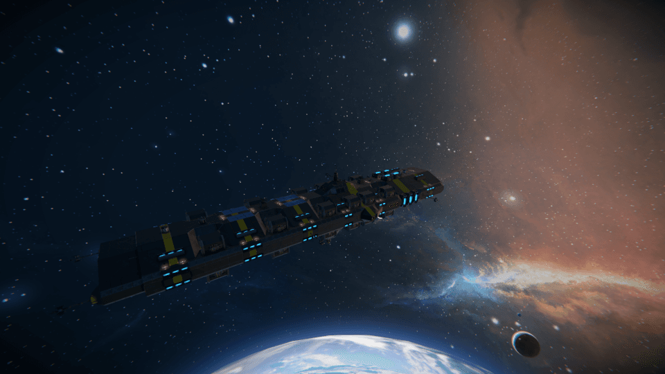 Oros MK X Mining ship — Space Engineers Workshop preview