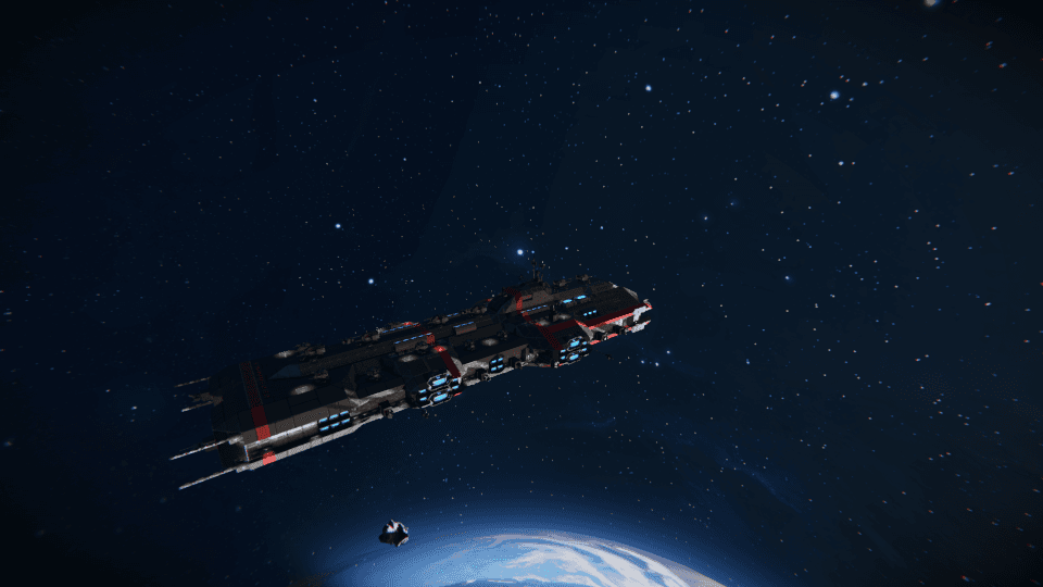 Conquerer MK I Battleship — Space Engineers Workshop preview